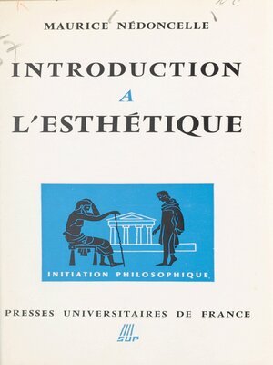cover image of Introduction à l'esthétique